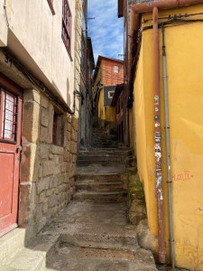 Narrow street of Porto